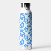 Blauer Hibiskus, Blumen, Muster von Blume Trinkflasche (Links)
