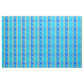 Blauer Hibiskus-Hawaiianer Honu Stoff (Fat Quarter (45,7 x 55,9 cm))