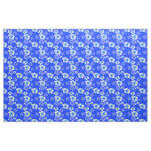 Blauer Hibiskus Honu Hawaiianer Stoff (Fat Quarter (45,7 x 55,9 cm))
