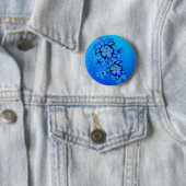 Blauer Hibiskus und Honu Schildkröten Button (Beispiel)