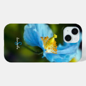 Blauer Himalaya-Mohn-Handyhülle Case-Mate iPhone Hülle (Rückseite (Horizontal))