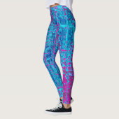 Blauer Himbeere Leggings (Links)