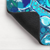 Blauer Himmel Abstrakte Kunst Mousepad (Ecke)