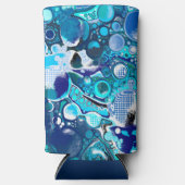 Blauer Himmel Abstrakte Kunst Selters Dosenkühler (Vorderseite)