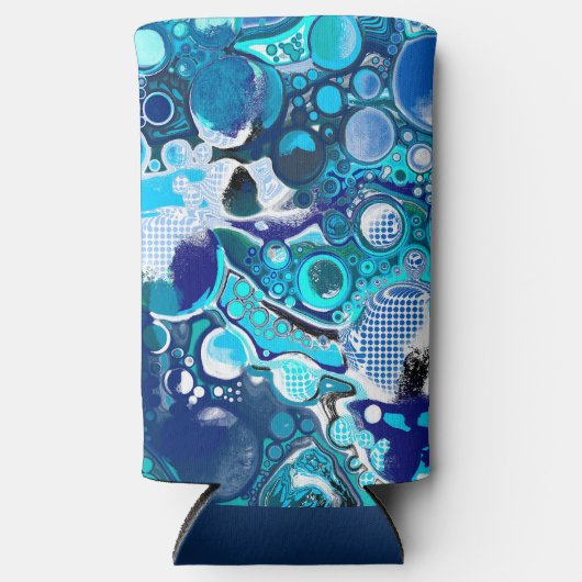 Blauer Himmel Abstrakte Kunst Selters Dosenkühler (Vorderseite)