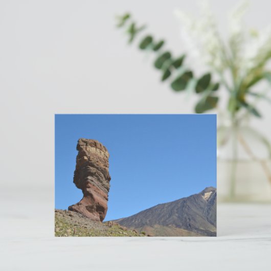 Blauer Himmel auf dem Teide Postkarte (Stehend Vorderseite)