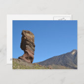 Blauer Himmel auf dem Teide Postkarte (Vorne/Hinten)