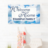 Blauer Himmel bewölkt II + Ihr Text u. Ideen Banner (Insitu)