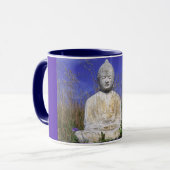 Blauer Himmel-Buddha-Tasse Tasse (Vorderseite Links)
