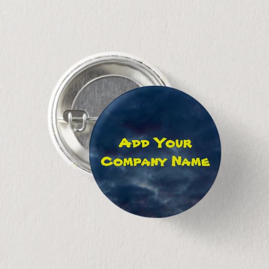 Blauer Himmel Button (Vorne & Hinten)