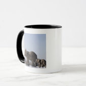 Blauer Himmel der Elefant-Herkunft Tasse (Vorderseite Links)