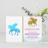 Blauer Himmel Einladung (Stehend Vorderseite)