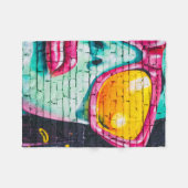 blauer Himmel Fleecedecke (Vorderseite (Horizontal))