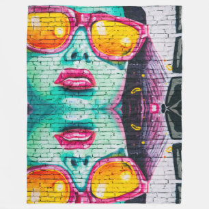 blauer Himmel Fleecedecke