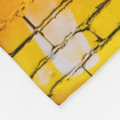 blauer Himmel Fleecedecke (Ecke)