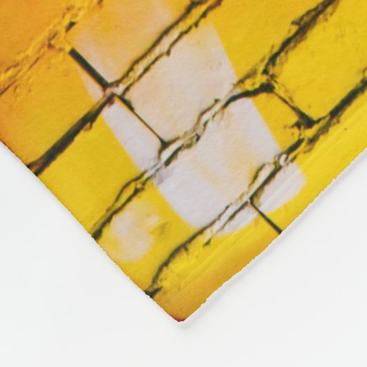 blauer Himmel Fleecedecke (Ecke)