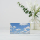Blauer Himmel-Frischluft-Wolken Visitenkarte (Stehend Vorderseite)