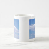 Blauer Himmel-Glück-Tasse Kaffeetasse (Mittel)