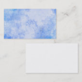 Blauer Himmel-Hintergrund-Visitenkarten Visitenkarte (Vorne/Hinten)