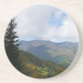 Blauer Himmel im Blauen Ridge-Gebirge Getränkeuntersetzer