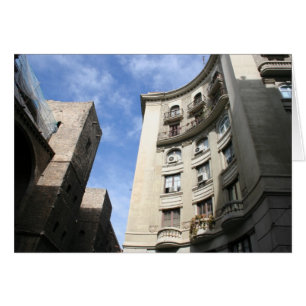 Blauer Himmel in Barcelona