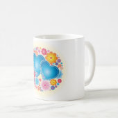 Blauer Himmel Kaffeetasse (VorderseiteRechts)