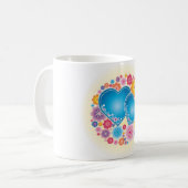 Blauer Himmel Kaffeetasse (Vorderseite Links)