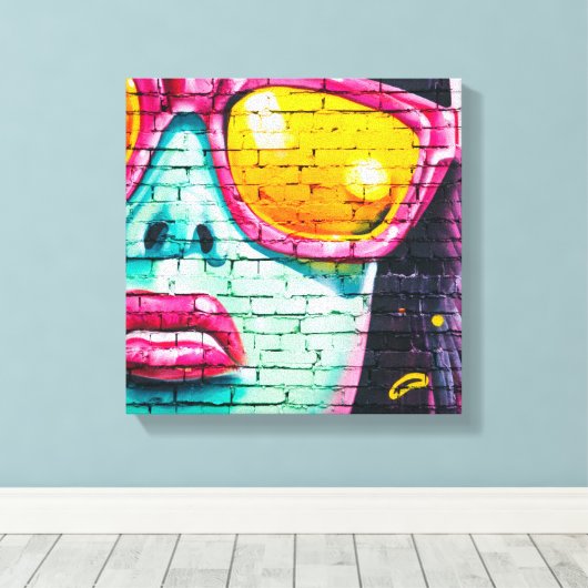 blauer Himmel Leinwanddruck (Insitu (Holzboden))