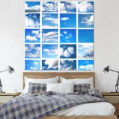 Blauer Himmel Leinwanddruck (Insitu (Schlafzimmer))