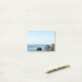 Blauer Himmel, Meer und Bäume Post-it Klebezettel (Auf Schreibtisch)