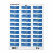 Blauer Himmel mit Abstrakten Wolken-Foto (Vorne)