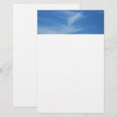 Blauer Himmel mit Abstrakten Wolken-Foto Briefpapier (Vorne/Hinten)