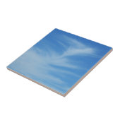 Blauer Himmel mit Abstrakten Wolken-Foto Fliese (Seite)