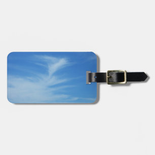 Blauer Himmel mit Abstrakten Wolken-Foto Gepäckanhänger