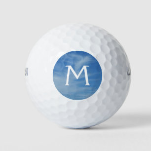 Blauer Himmel mit Abstrakten Wolken-Foto Golfball