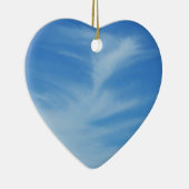 Blauer Himmel mit Abstrakten Wolken-Foto Keramikornament (Rechts)