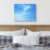 Blauer Himmel mit Abstrakten Wolken-Foto Leinwanddruck (Insitu (Schlafzimmer))