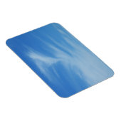 Blauer Himmel mit Abstrakten Wolken-Foto Magnet (Rechte Seite)