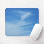 Blauer Himmel mit Abstrakten Wolken-Foto Mousepad (Mit Mouse)