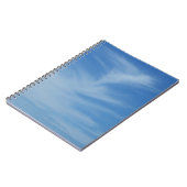 Blauer Himmel mit Abstrakten Wolken-Foto Notizblock (Linke Seite)