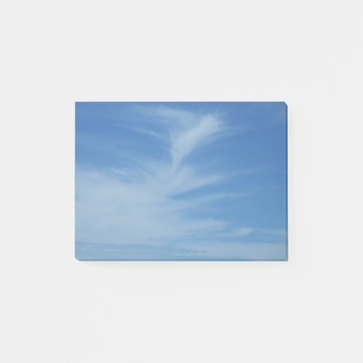 Blauer Himmel mit Abstrakten Wolken-Foto Post-it Klebezettel (Vorderseite)