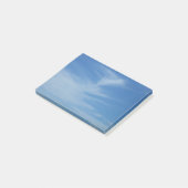Blauer Himmel mit Abstrakten Wolken-Foto Post-it Klebezettel (angewinkelt)