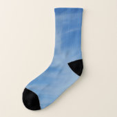 Blauer Himmel mit Abstrakten Wolken-Foto Socken (Links - Außen)