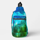 Blauer Himmel mit Filter Crossbody Bag (Vorderseite)