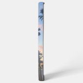 Blauer Himmel mit rosa Wolken Ozean Kalifornien Samsung Galaxy Hülle (Linke Seite)