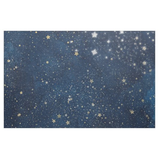 Blauer Himmel mit Stern-Gewebe Stoff (Yard (91,4 cm))