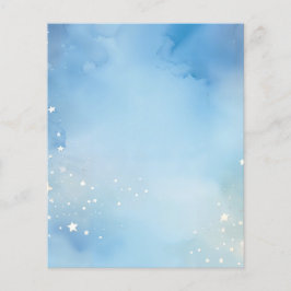 Blauer Himmel mit Sternen