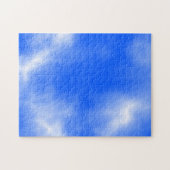 Blauer Himmel mit weißen Wolken Puzzle (Horizontal)