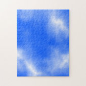 Blauer Himmel mit weißen Wolken Puzzle (Vertikal)