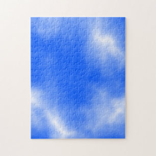 Blauer Himmel mit weißen Wolken Puzzle
